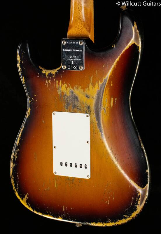 Limited Edition Roasted '61 Strat Super Heavy Relic body back