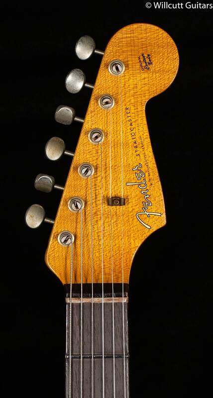 Limited Edition Roasted '61 Strat Super Heavy Relic headstock