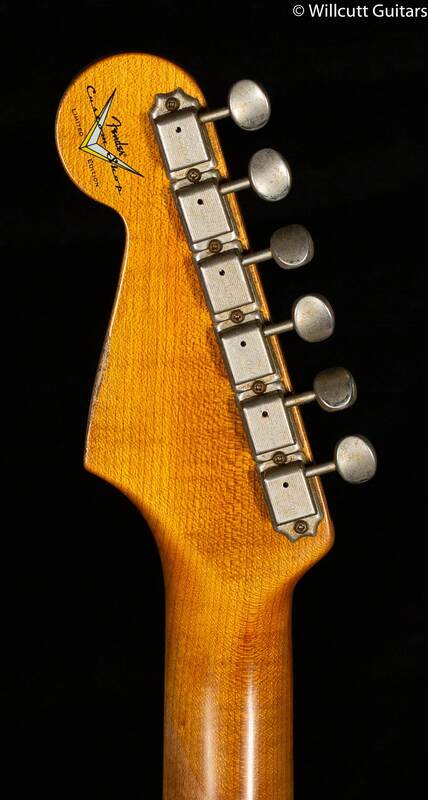 Limited Edition Roasted '61 Strat Super Heavy Relic headstock back
