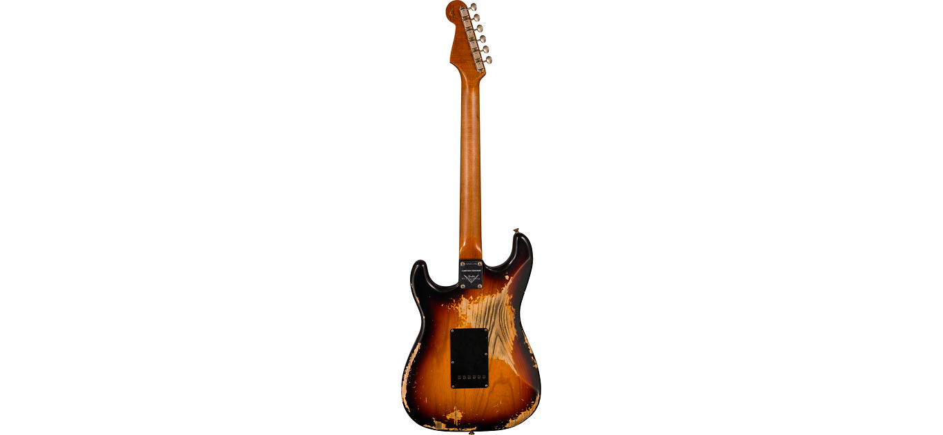 Poblano Stratocaster Super Heavy Relic Back