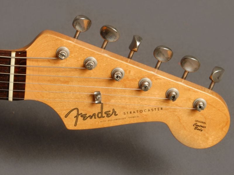 62 stratocaster Headstock front