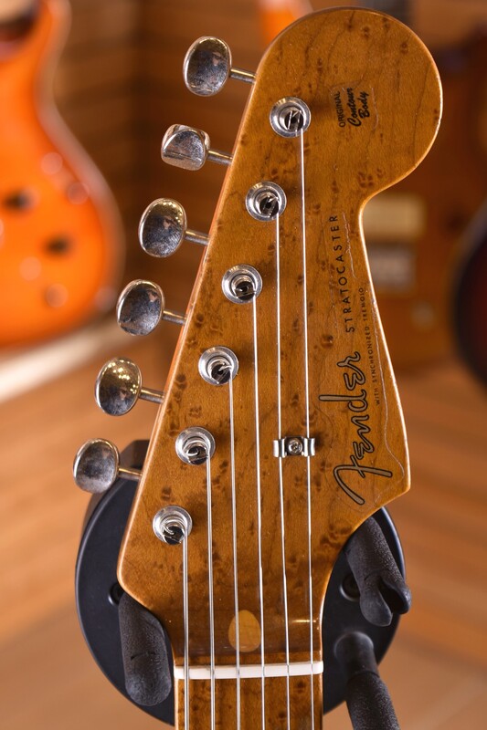 1956 stratocaster roasted Headstock front