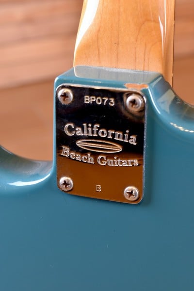 '62 California Beach Stratocaster neck plate