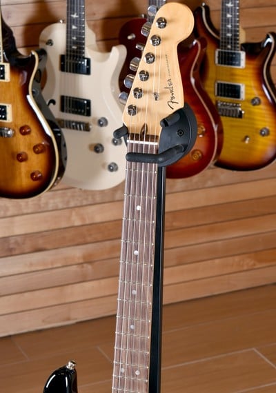 American Deluxe Mahogany Stratocaster Headstock front