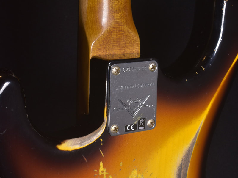 1961 Stratocaster Heavy Relic Neck Plate