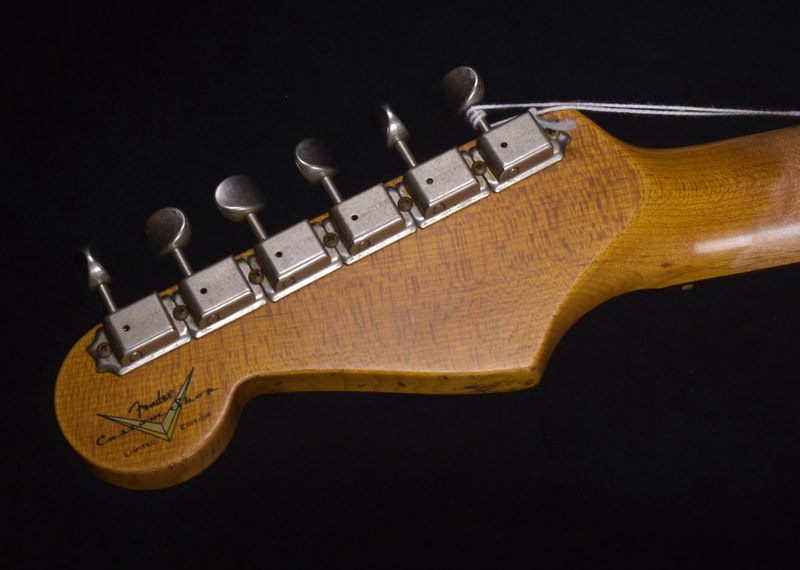 1961 Stratocaster Heavy Relic Headstock Back