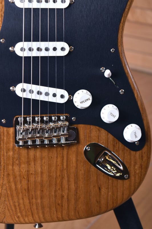 56 AVRI Roasted Ash Stratocaster Knobs