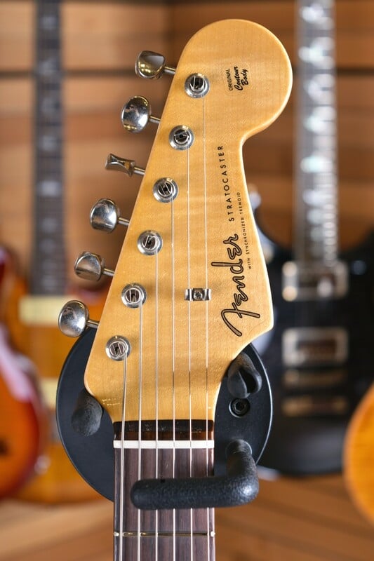Vintage Custom 1959 Stratocaster headstock