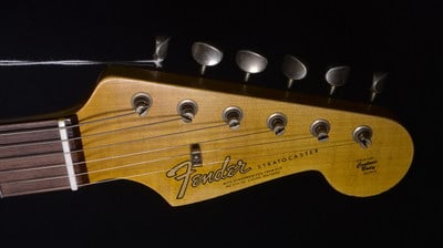 64 Stratocaster Headstock front