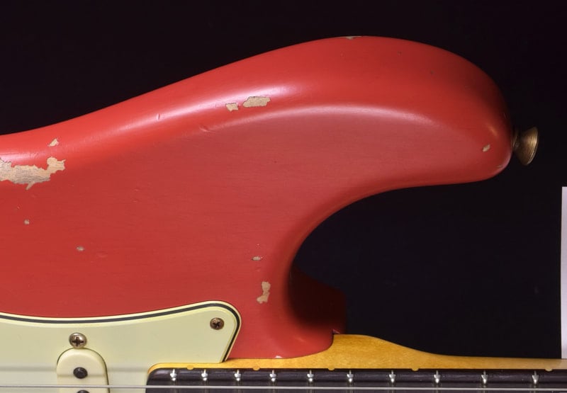 63 stratocaster heavy relic Detail