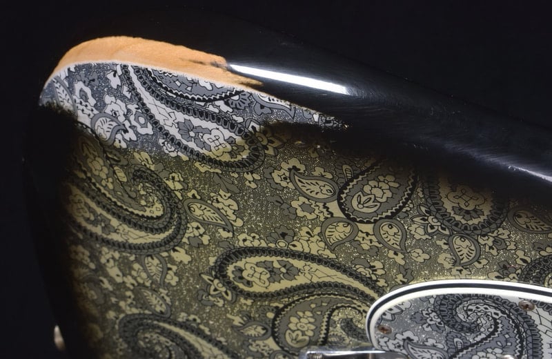 Limited 1968 Paisley Stratocaster Relic relic detail