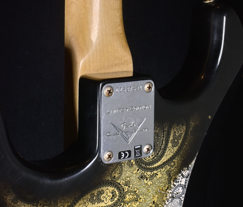 Limited 1968 Paisley Stratocaster Relic neck plate