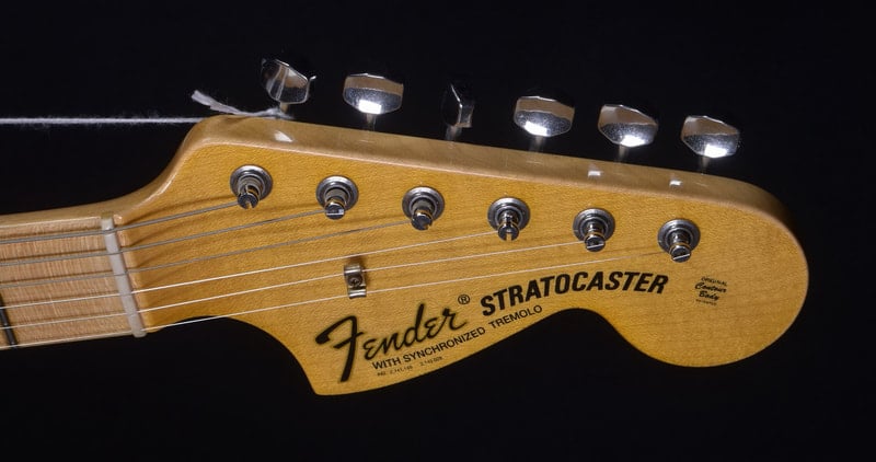 Limited 1968 Paisley Stratocaster Relic headstock