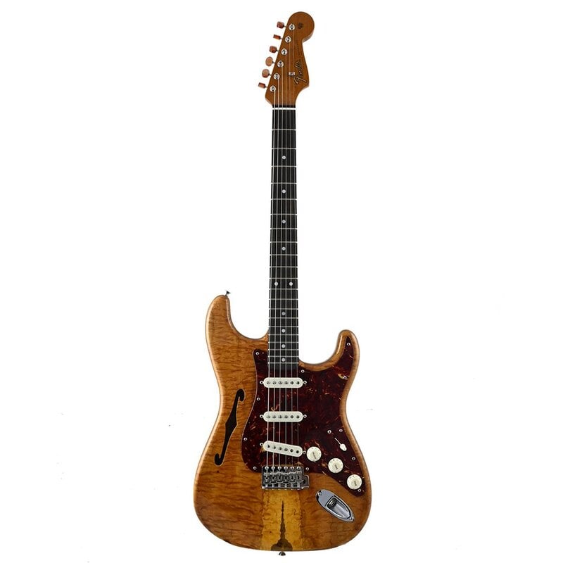 Artisan Spalted Maple Thinline Stratocaster
