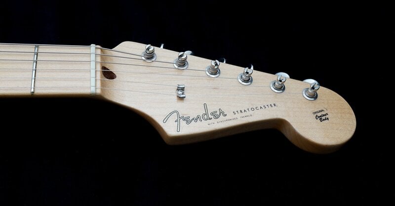 1956 Stratocaster Headstock front