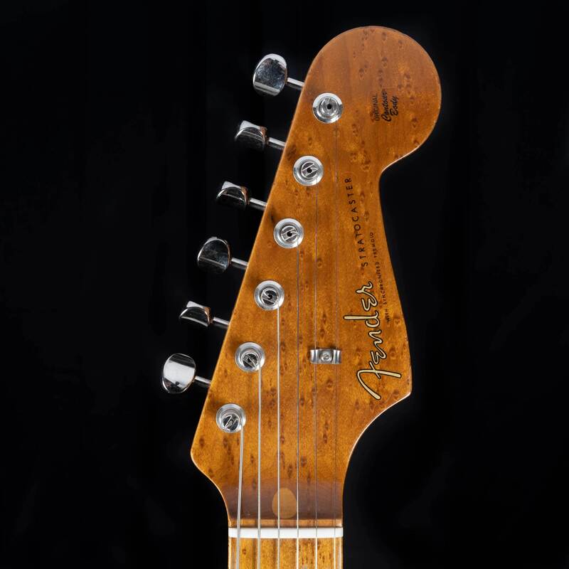 1956 stratocaster roasted Headstock front