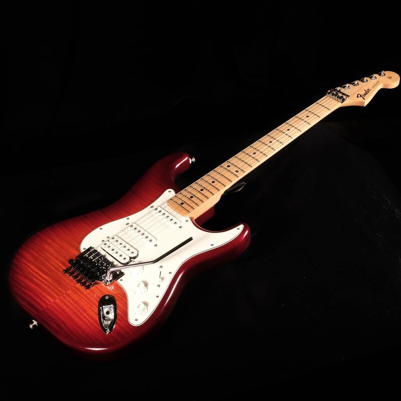 Standard Stratocaster Plus Top with Locking Tremolo slanted