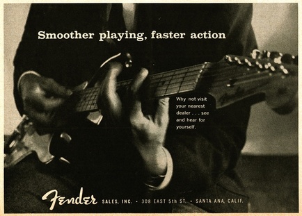 1957 - fender: smoother playing faster actoion