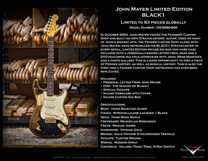 John Mayer Black One Replica