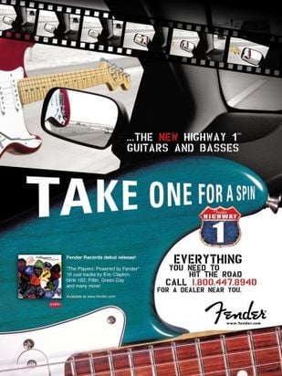 Advert dell'Highway One Stratocaster