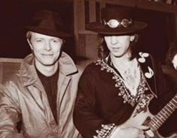 David Bowie and Stevie Ray Vaughan