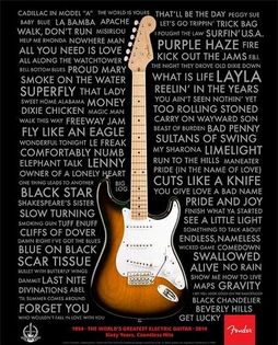 2014 -  Fender 60th anniversary '54 American Vintage Strat ad
