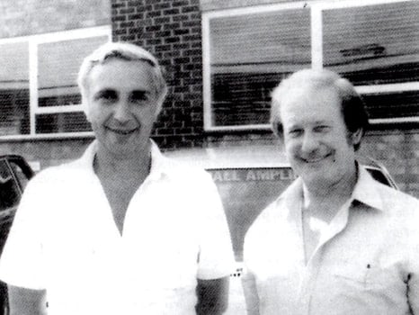 Ken Bran, on the left, and Jim Marshall