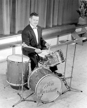 Jim Marshall at drum