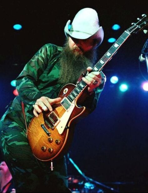 Billy Gibbons with his Pearly Gates