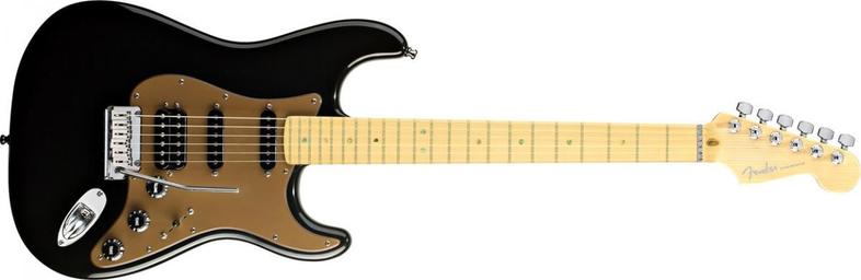 American Deluxe Strat HSS, Montego Black (courtesy of Fender)