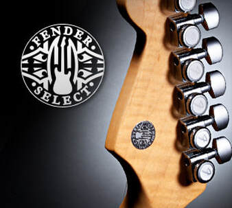 Fender Select currently stood as Fender's finest guitar production series, and was stamped with a rear headstock Fender Select medallion