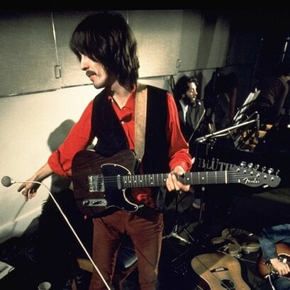 Geroge Harrison during the Let it Be sessions