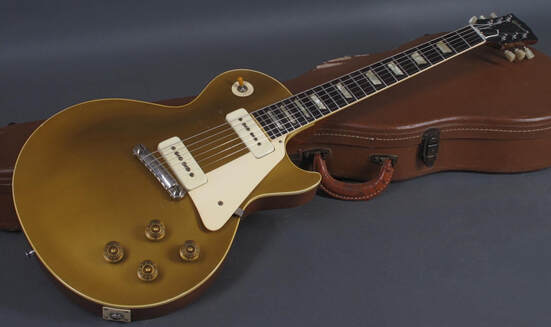 A 1953 Les Paul Goldtop with the stopbar