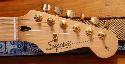 New Squier Logo on the Pro Tone Series