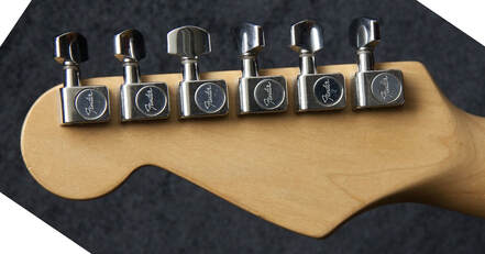 Schaller tuners on a 1988 American Standard Stratocaster 