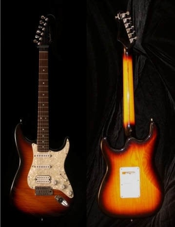 The new Set-neck Strat. unveiled in 1996, with rosewood fretboard