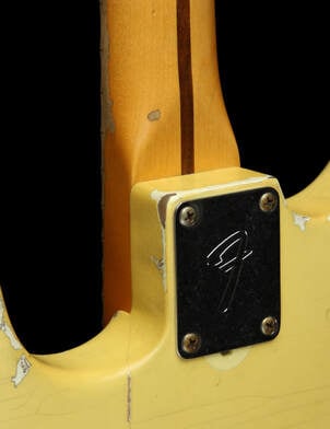 Play Loud replica 4-bolt neck plate: note Micro Tilt hole of the 