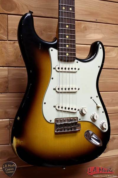 John Cruz Master Design 1963 Relic Stratocaster body side