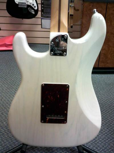 American Deluxe Ash Stratocaster Body Back