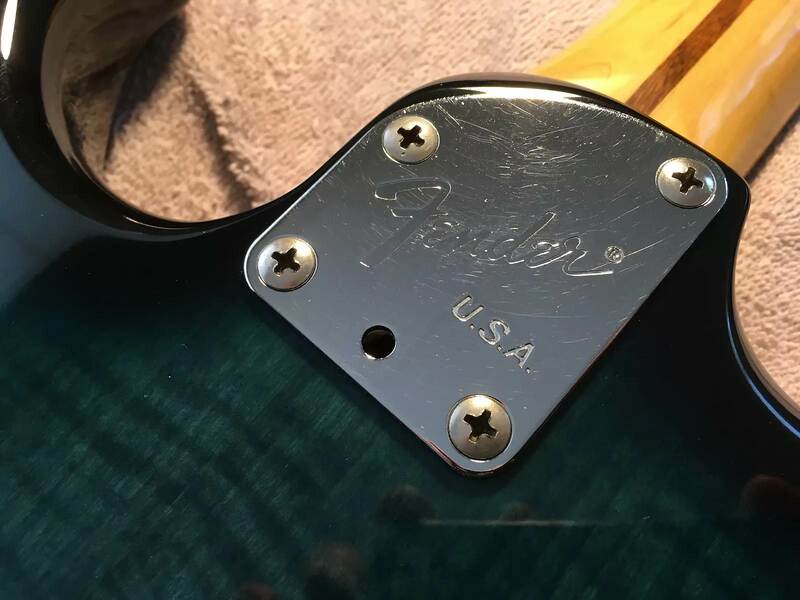 US Contemporary Stratocaster neck plate