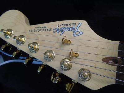 1993 special edition Stratocaster headstock