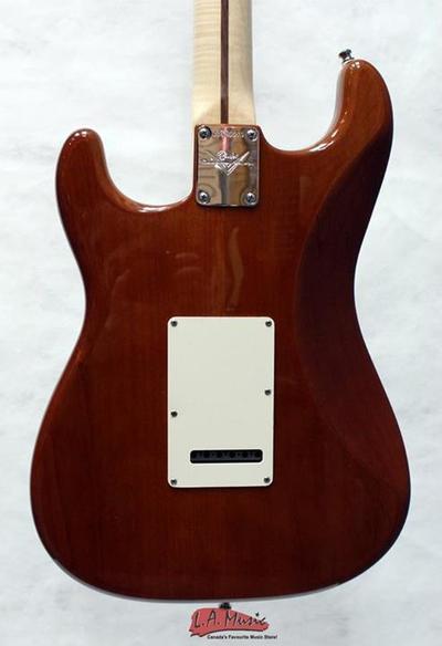 Quilt Maple Top Stratocaster body back