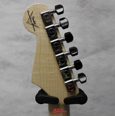 Quilt Maple Top Stratocaster headstock back