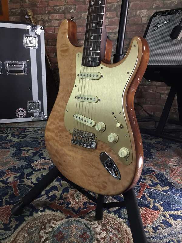 Rarities Quilt Maple Top Stratocaster Body side