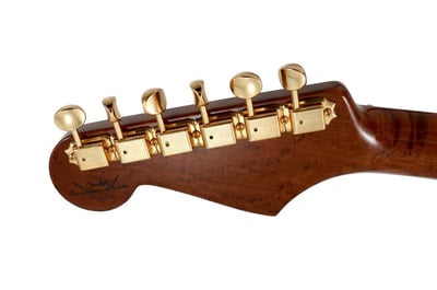 Artisan Okoume Stratocaster headstock back