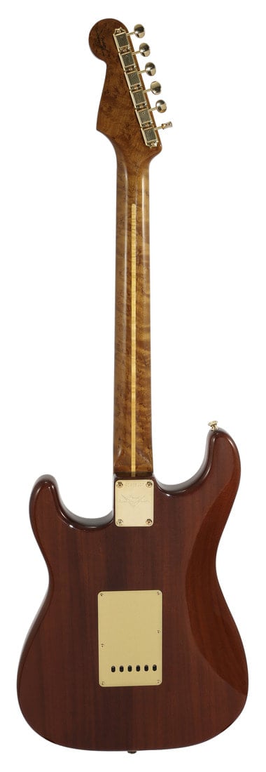 Figured Rosewood Artisan Stratocaster back