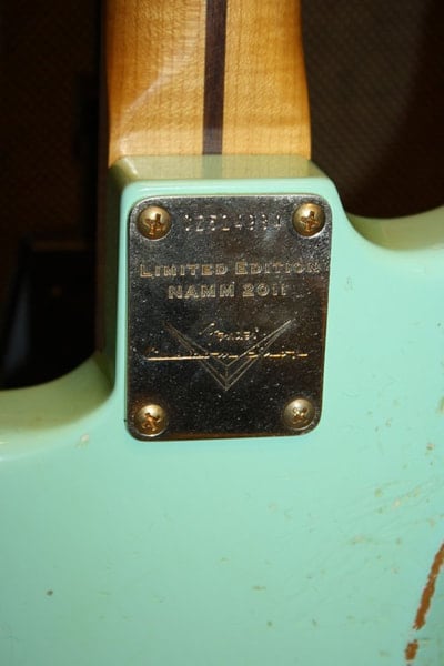 NAMM 2011 '56 Stratocaster neck plate