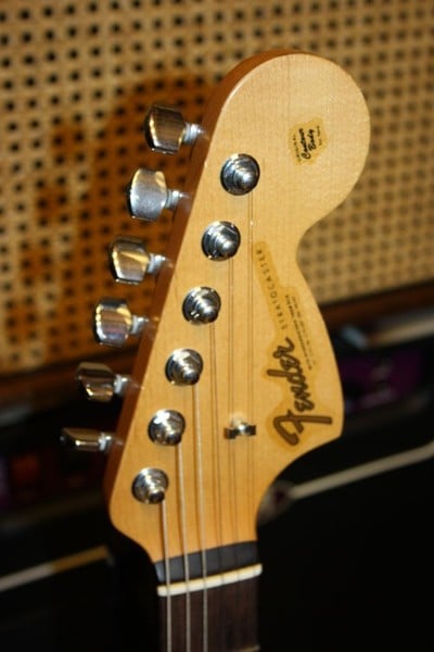 20th Anniversary Stratocaster Headstock Front