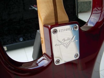 Custom Classic Stratocaster Neck Plate
