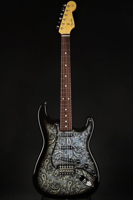 Black Paisley Stratocaster front